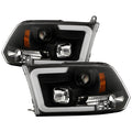 SPYDER 09-18 Dodge Ram 2500/3500 Factory Halogen Model Only (PRO-YD-DR09PL-SB-BK) 5088482