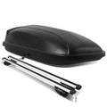 Universal Roof Rack Cross Bars + Cargo Box Set - 120CM Black
