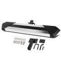 35" Stainless Steel Hitch Step - Chrome/Red - 2" Receiver