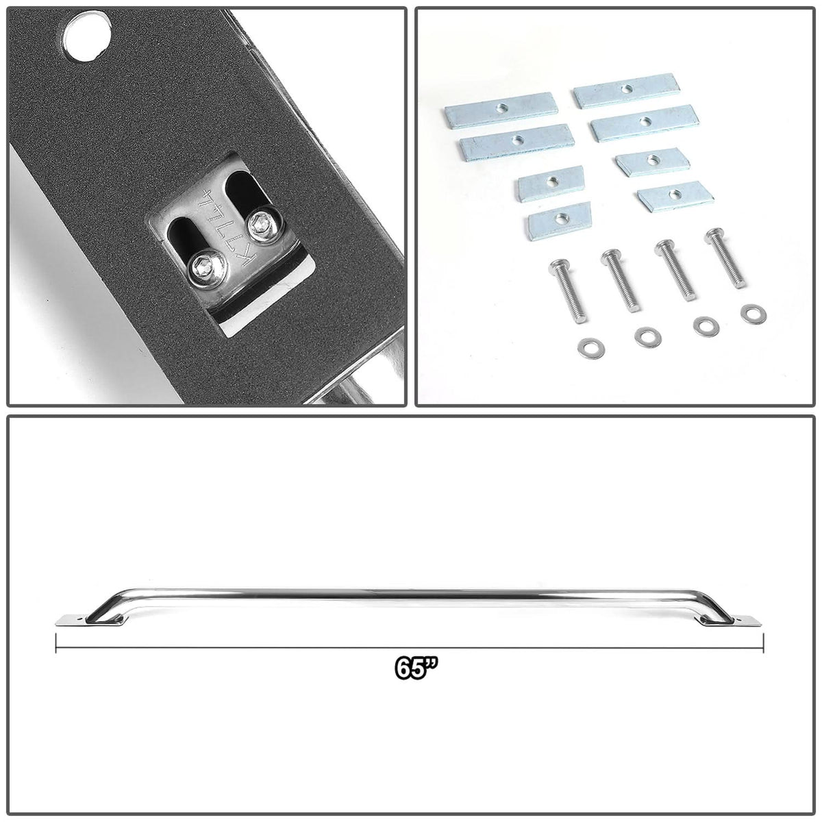07-13 Chevy Silverado GMC Sierra 6.5FT Bed Rails Chrome