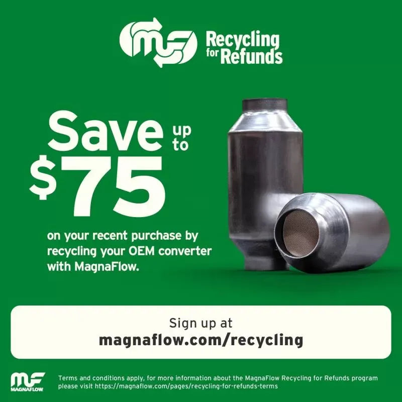 MagnaFlow HM Grade Direct-Fit Catalytic Converter for 1997-1999 Dodge Dakota, Stainless Steel