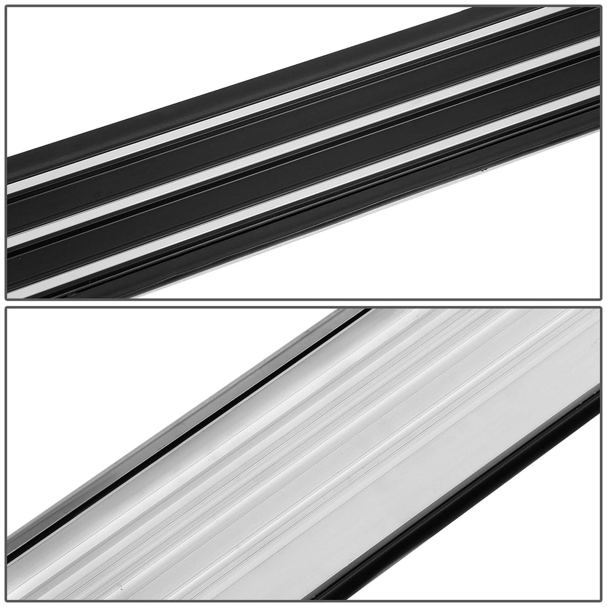 2010-2016 Toyota 4Runner 6" Aluminum Running Boards Black
