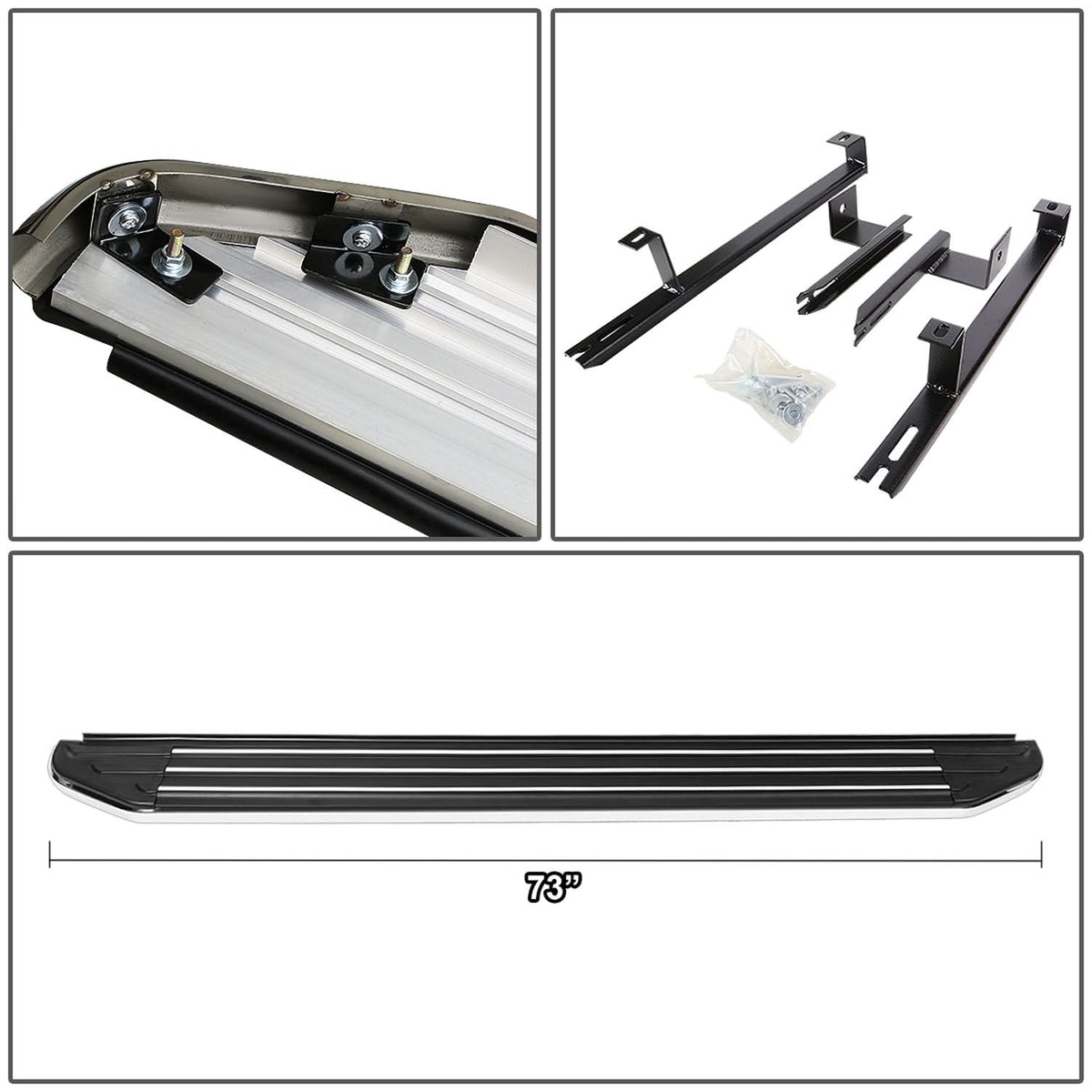 2010-2015 Lexus RX350 RX450H 6" Running Boards - Aluminum
