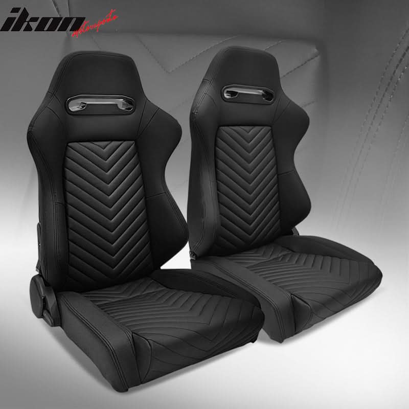 Universal Pair Reclinable Racing Seat with Dual Slider