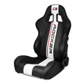 Universal Reclinable Left Driver Side Racing Seat Dual Slider