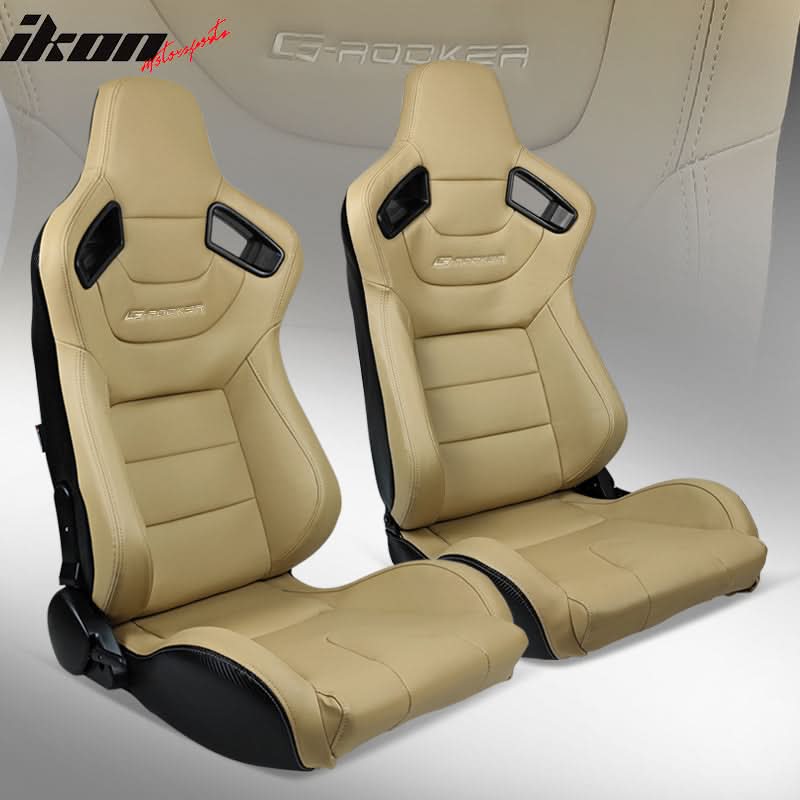 Universal Pair Reclinable Racing Seat with Dual Slider