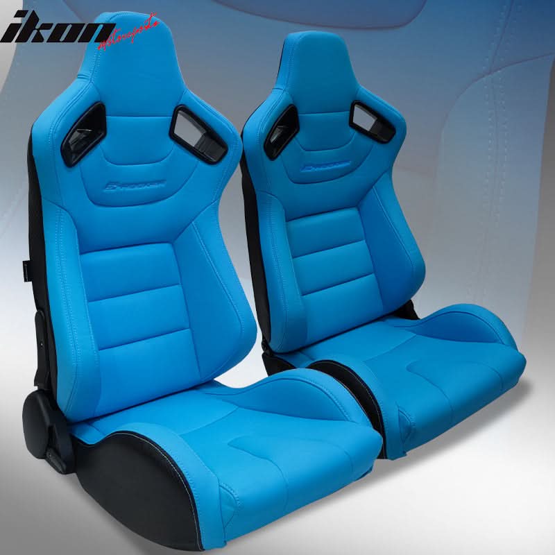 Universal Pair Reclinable Racing Seat with Dual Slider