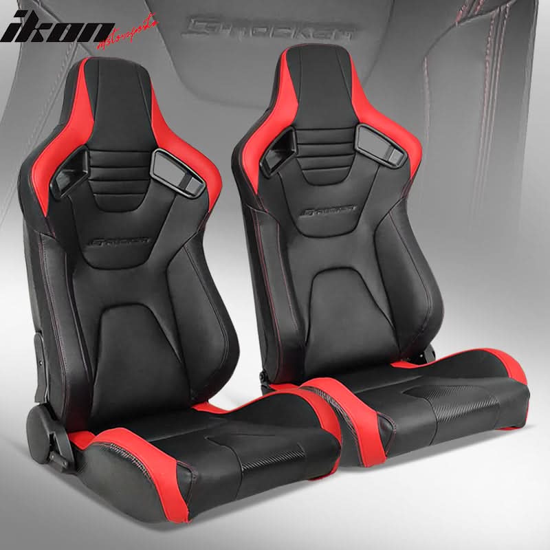 Universal Pair Reclinable Racing Seat with Dual Slider