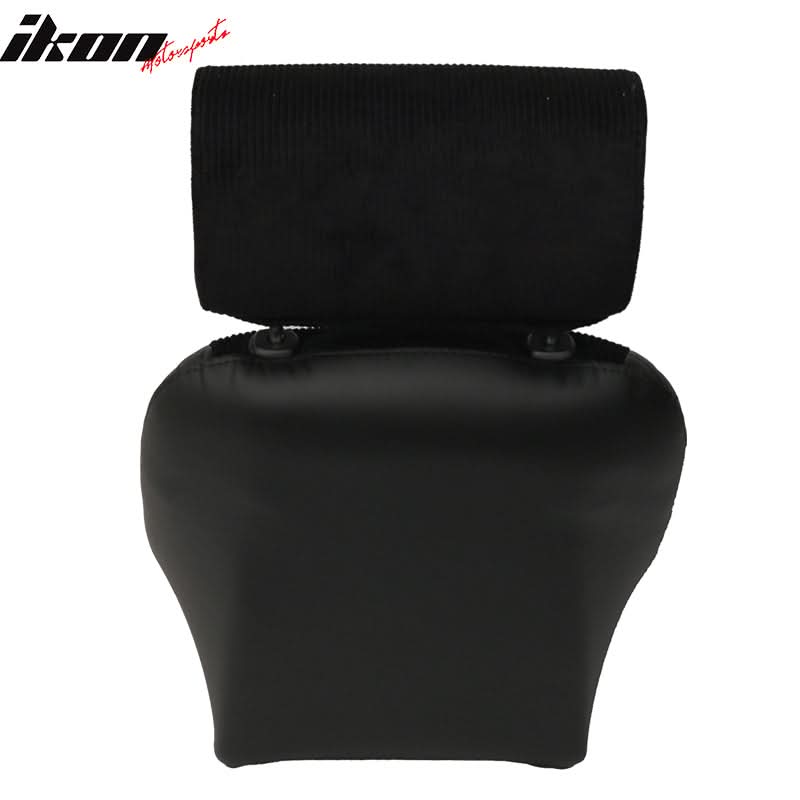 Classic Bucket Single Black Seat With Sliders Suede Faux Leather PU