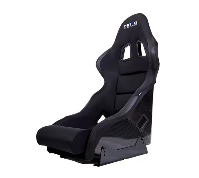 NRG Carbon Fiber Thick Weave Bucket Seat (Medium)