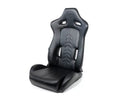 NRG The Arrow Sports Seat Vinyl  Black with Black Stitching