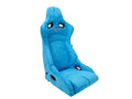 NRG Reclinable Bucket Racing Seat- Prisma Lab- Blue Vegan Suede Sold in Pairs