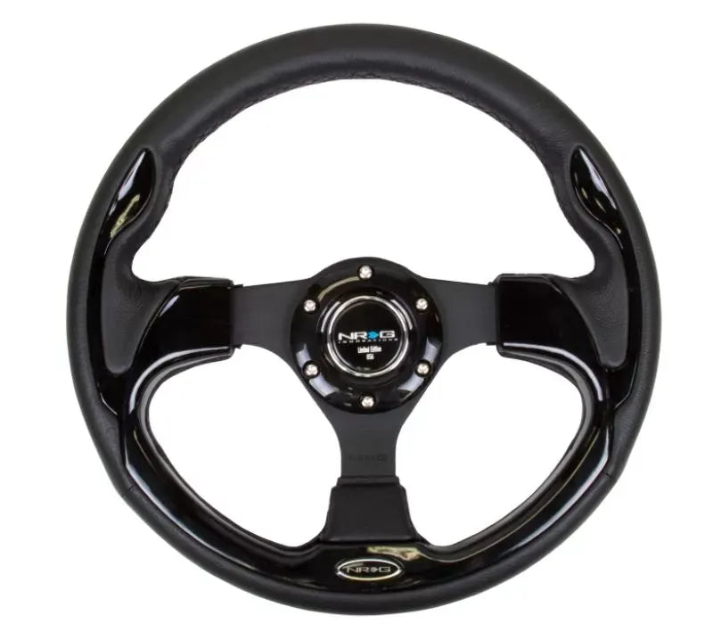 NRG Reinforced Sport Steering Wheel 320mm Black Trim