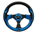 NRG Reinforced Sport Steering Wheel 320mm Blue Trim