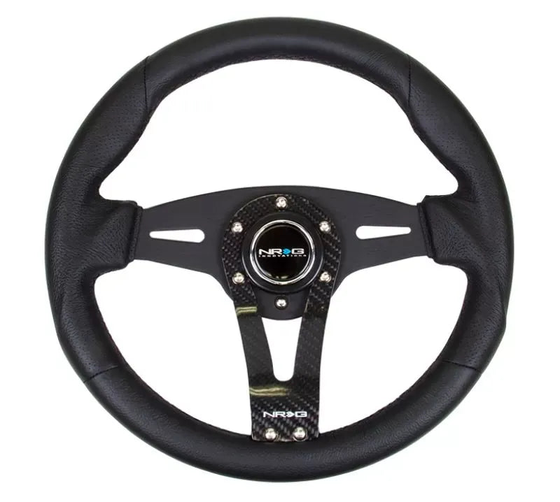 NRG Sport Reinforced Steering Wheel 320mm Carbon Center Spoke
