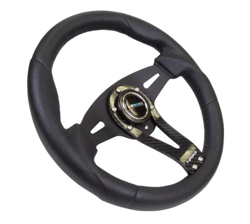 NRG Sport Reinforced Steering Wheel 320mm Carbon Center Spoke