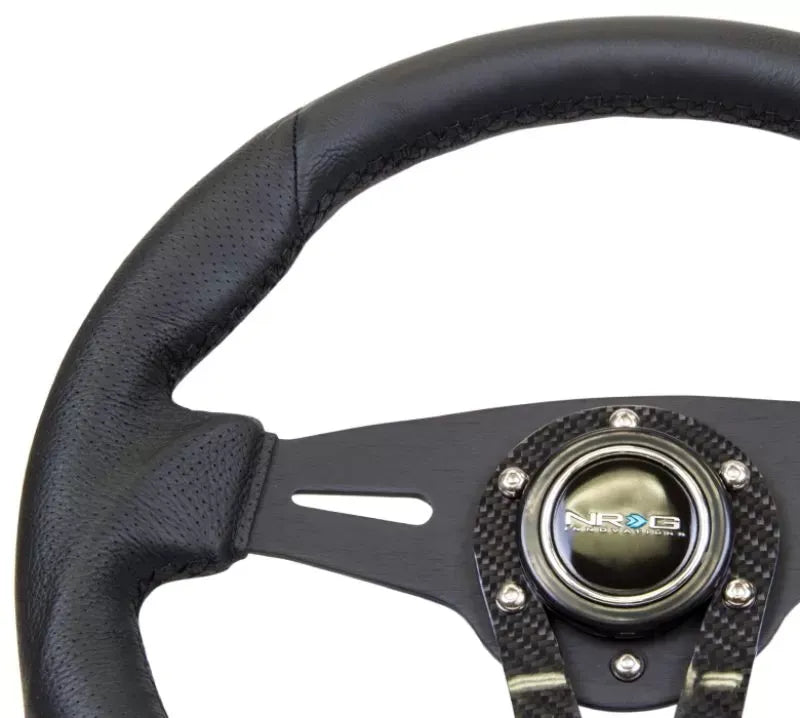 NRG Sport Reinforced Steering Wheel 320mm Carbon Center Spoke