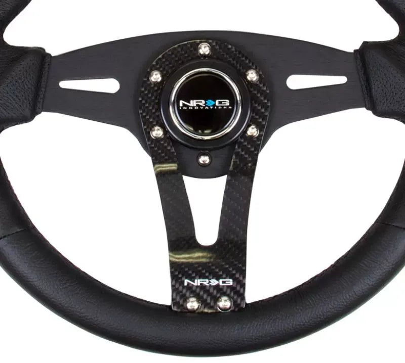 NRG Sport Reinforced Steering Wheel 320mm Carbon Center Spoke