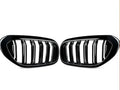 Gloss Black Double Slat Kidney Grille for BMW 5 Series G30 G31 520i 530i 540i M5 (2017–2020) – Front Racing Grilles Upgrade