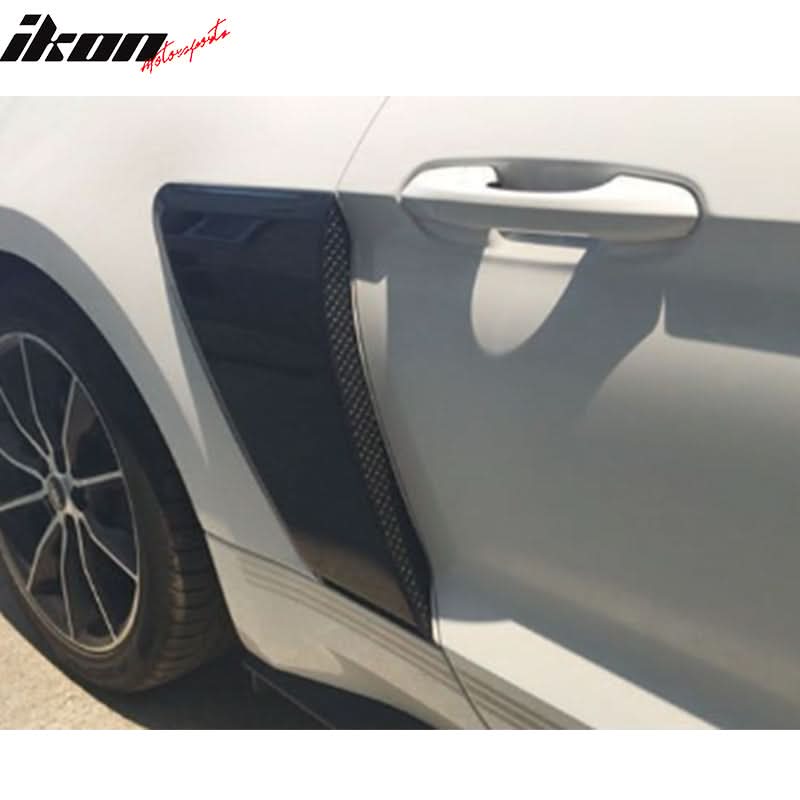 2015-2018 Mustang GT Style Unpainted Rear Side Fender Door Scoops PP