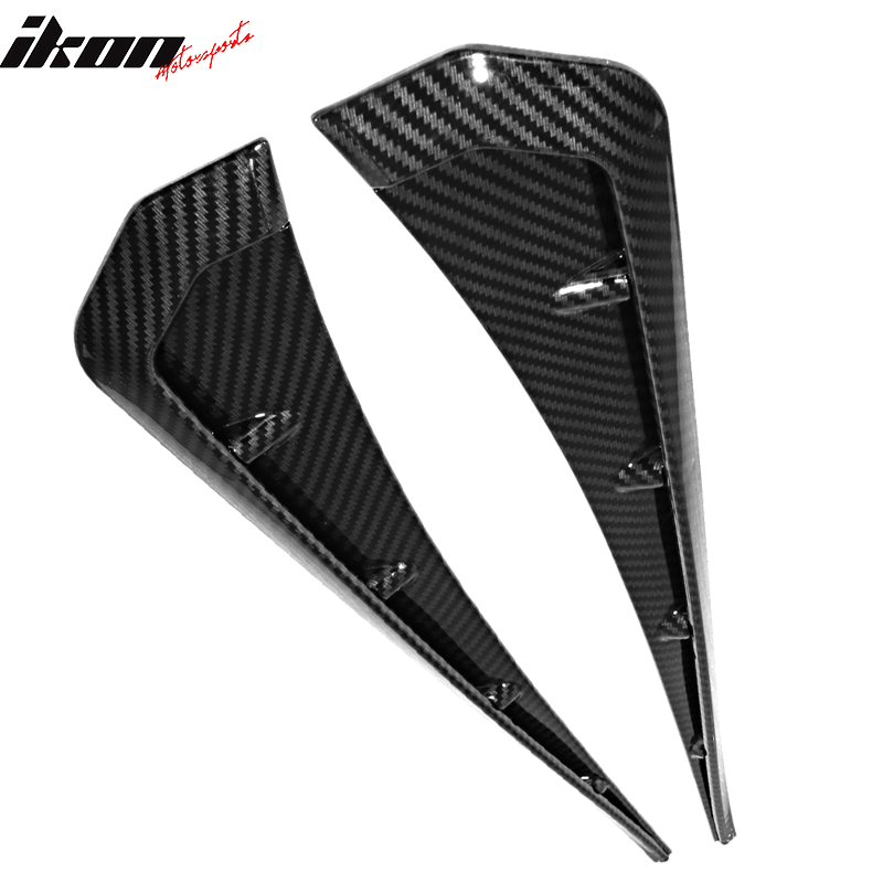 2016-2021 Honda Civic Type-R Style CF Hydro Dip Side Vent Fender ABS