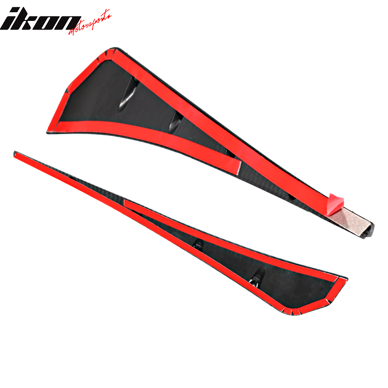 2016-2021 Honda Civic Type-R Style CF Hydro Dip Side Vent Fender ABS