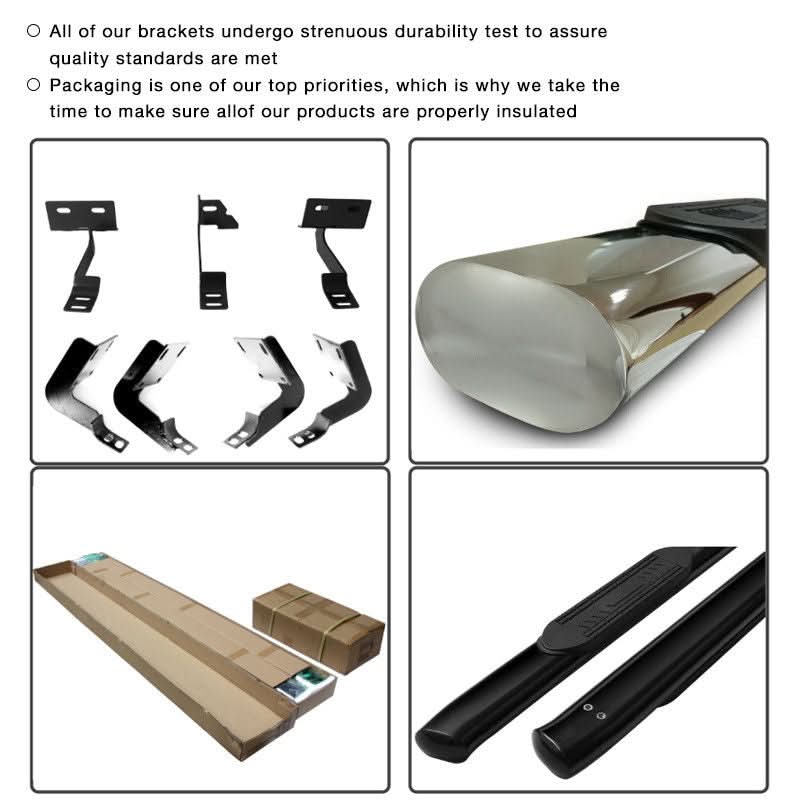 2007-2018 Silverado Sierra Extended Cab 6In Running Board Stainless