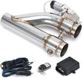 Universal 2.5 Inch Stainless Steel Exhaust Valve Pipe Kit
