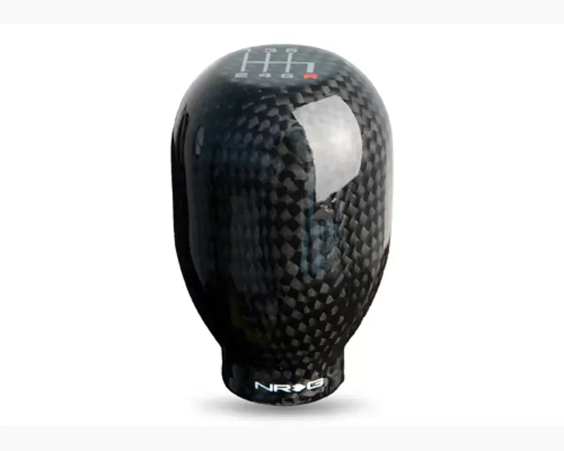 NRG Black Carbon Fiber 42mm 6 Speed Heavy Weight Shift Knob Universal