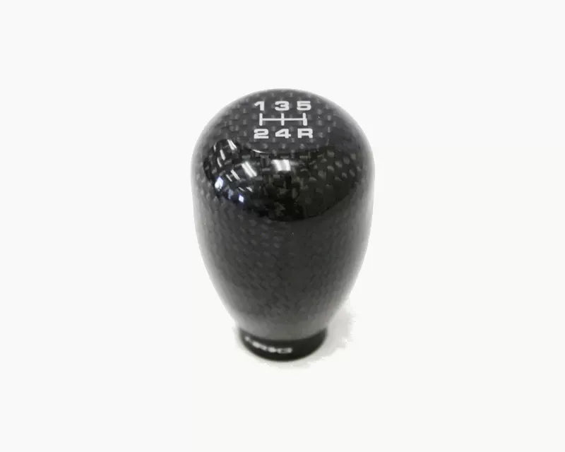 NRG Black Carbon Fiber 42mm 5 Speed Heavy Weight Shift Knob Universal