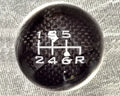 NRG Black Carbon Fiber 6 Speed Ball Style Shift Knob Universal