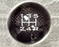 NRG Black Carbon Fiber Heavy Weight Ball Style Shift Knob Honda