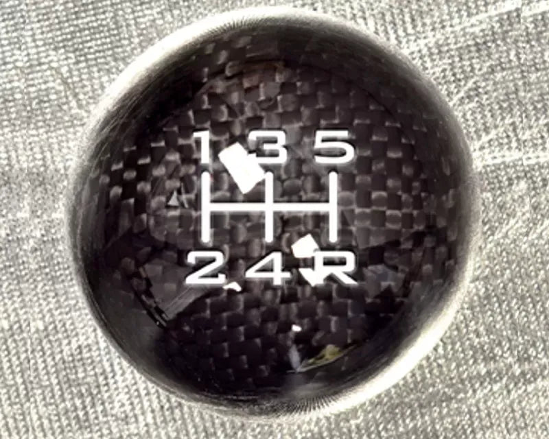 NRG Black Carbon Fiber Heavy Weight Ball Style Shift Knob Honda