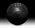 NRG Black Carbon Fiber 5 Speed Heavy Weight Ball Style Shift Knob Universal