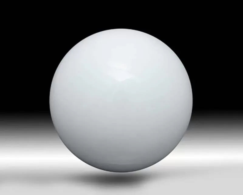 NRG Solid White Heavy Weight Ball Style Shift Knob Universal