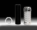 NRG Silver M10 x 1.25 Stealth Adjustable Shift Knob Universal