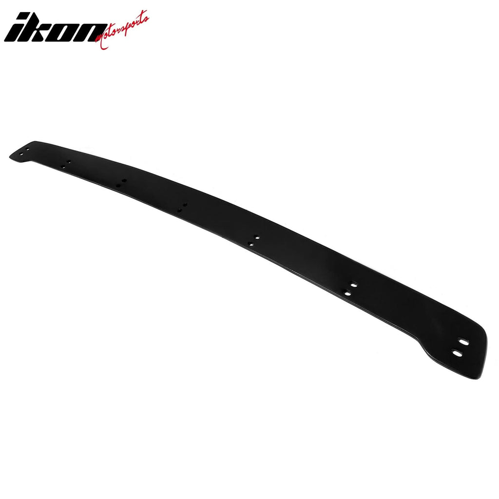 Universal 52" Black Trunk Spoiler Gurney Flap Wicker Bill W/ Hardware