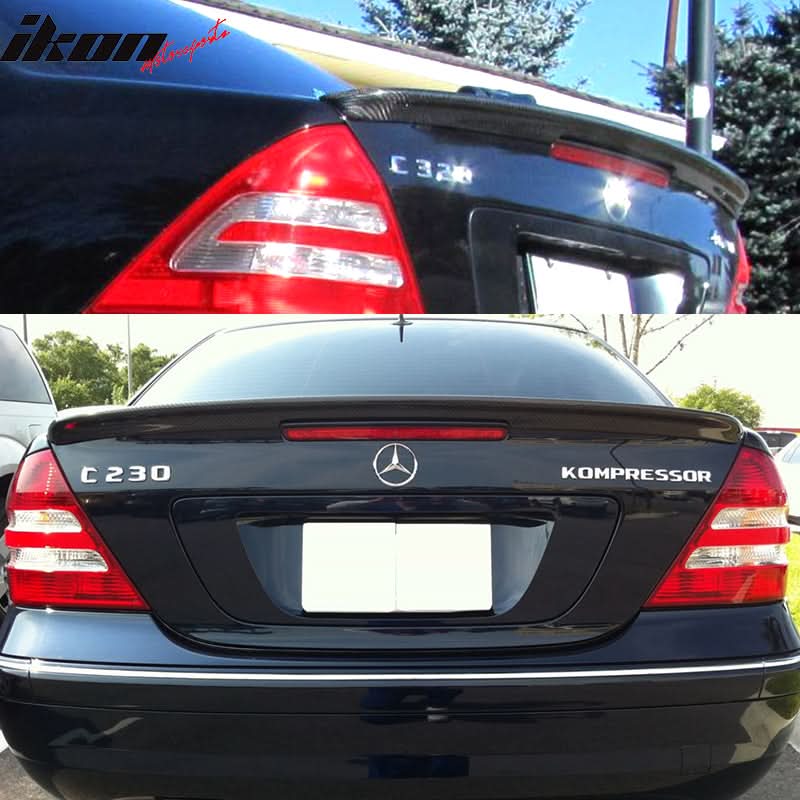 Fits 01-07 Benz C-Class W203 Sedan D CF (CF) Trunk Spoiler