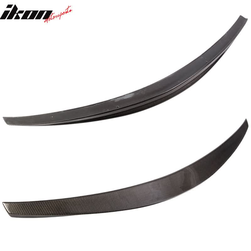 Fits 08-14 C-Class W204 CF OE Roof Wing & D Type Trunk Spoiler
