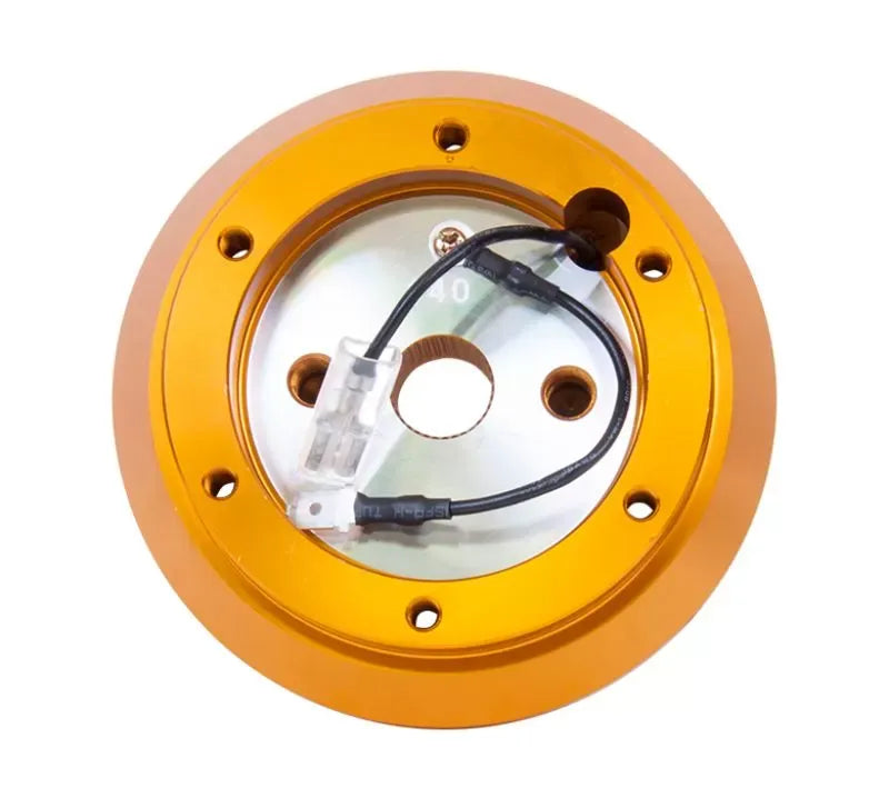 NRG Short Steering Wheel Adaptor Hub Rose Gold Nissan 240 | Nissan Skyline