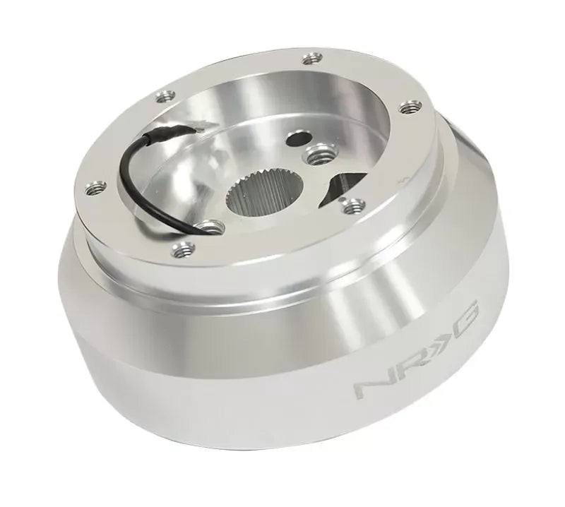 NRG Short Steering Wheel Adaptor Hub Silver GM | Dodge | Chevy