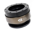 NRG Quick Release Gen 1.5 Black Body Chrome Ring SFI SPEC 42.1