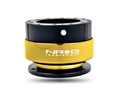 NRG Quick Release Gen 2.5 Black Body Chrome Gold Ring