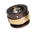 NRG Quick Release Gen 2.0 Bronze Body Chrome Gold Ring