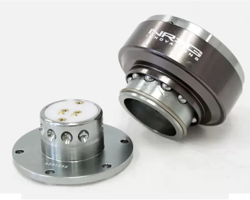 NRG Quick Release Gen 2.0 Gun Metal Body Titanium Chrome Ring