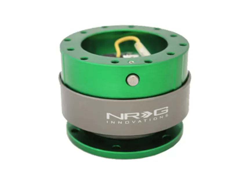 NRG Quick Release Gen 2.0 Green Body Titanium Chrome Ring