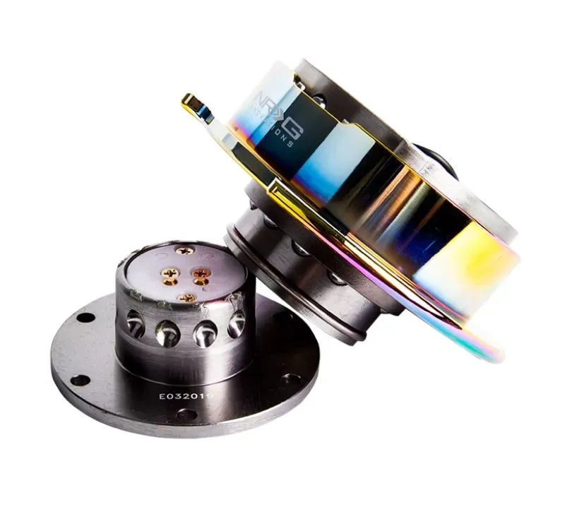 NRG Quick Release Gen 2.5 Gun Metal Body Neo Chrome Ring