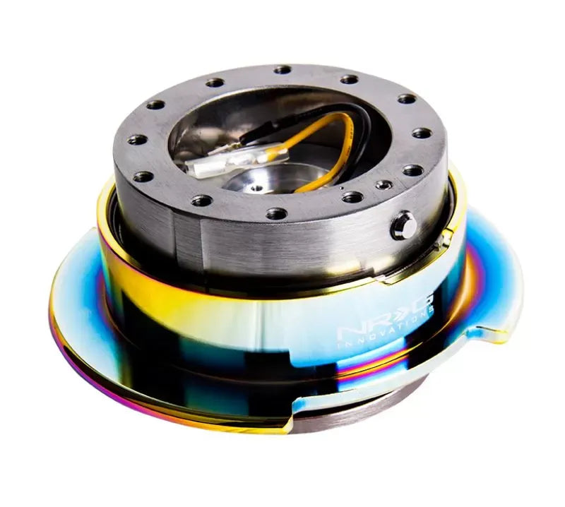 NRG Quick Release Gen 2.5 Gun Metal Body Neo Chrome Ring