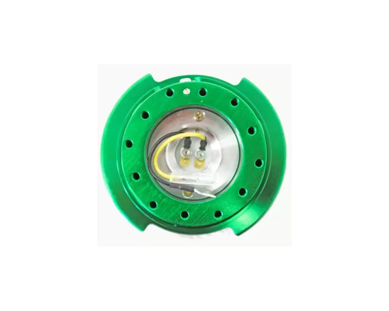 NRG Quick Release Gen 2.5 Green Body Titanium Chrome Ring