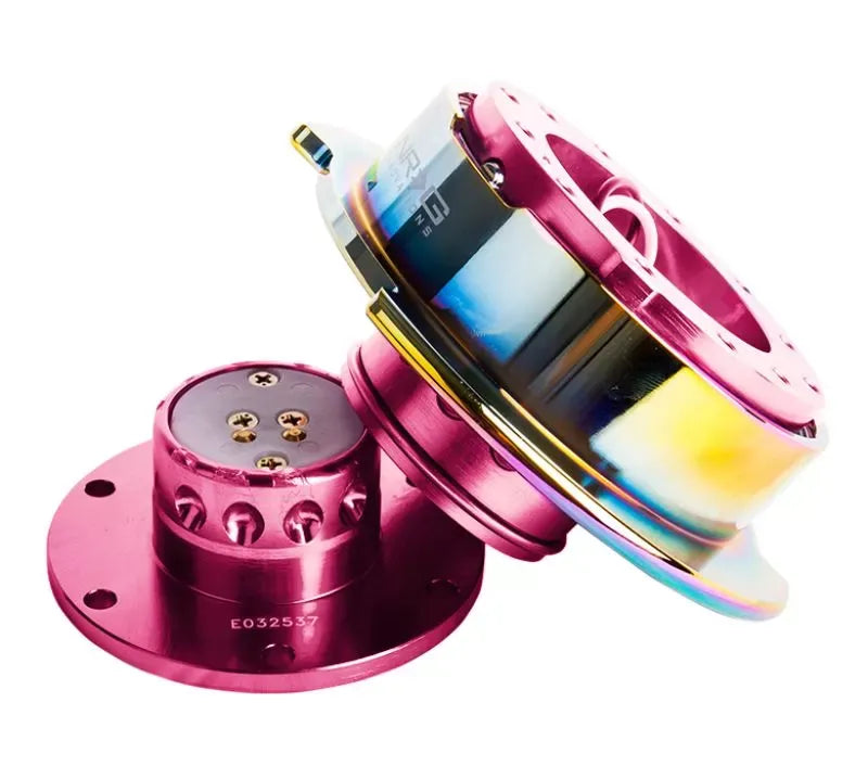 NRG Quick Release Gen 2.5 Pink Body Neo Chrome Ring